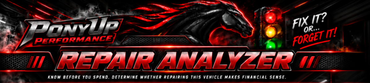 PonyUp Performance Repair Analyzer