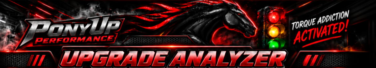 PonyUp Performance Upgrade Analyzer
